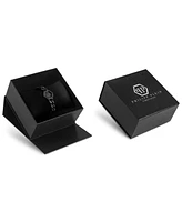 Philipp Plein Women's The Hexagon Black-Tone Stainless Steel Crystal Link Bracelet Watch 28mm