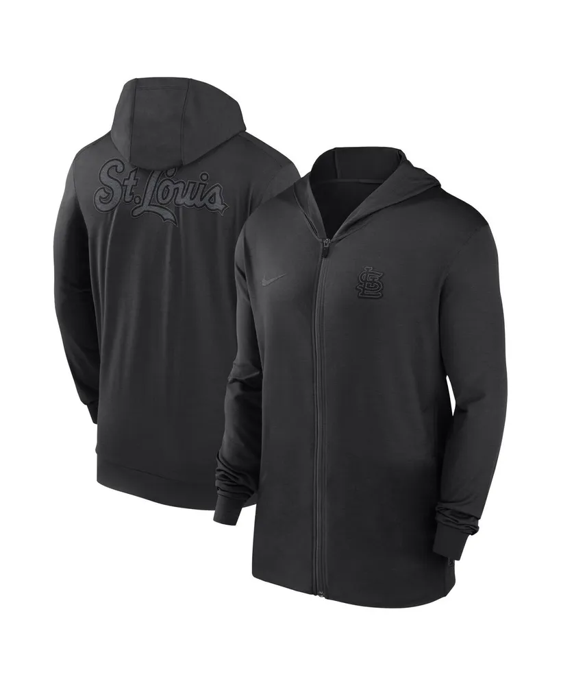 St. Louis Cardinals Nike Bracket Icon Performance Pullover Hoodie -  Anthracite