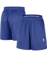 Men's and Women's Nike Blue Dallas Mavericks Warm Up Performance Practice Shorts