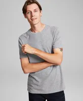 And Now This Men's Regular-Fit Ottoman Ribbed Short-Sleeve T-Shirt, Created for Macy's