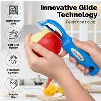 Swivel Peeler with Razor Sharp Stainless Steel Blades & Strong Ergonomic Handle - Premium Vegetable for Kitchen