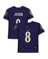 Toddler Lamar Jackson Purple Baltimore Ravens Replica Player