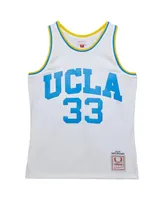 Men's Mitchell & Ness Kareem Abdul-Jabbar White Ucla Bruins 1968 Throwback Jersey