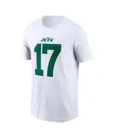 Men's Nike Garrett Wilson White New York Jets Legacy Player Name and Number T-shirt