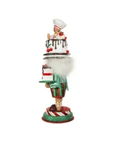 Kurt Adler 15" Hollywood Nutcracker with Gingerbread Baker Hat