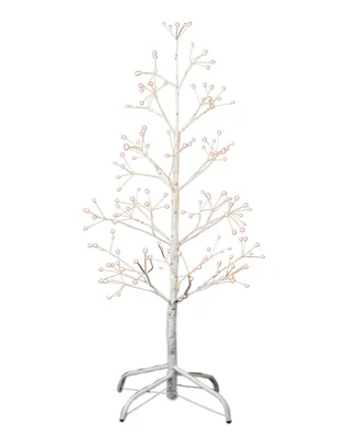 Kurt Adler 3' Birch Tree with Warm Led 8 Function Lights