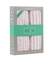 Ely's & Co. Baby Fitted Waterproof Bassinet Sheet 100% Combed Jersey Cotton
