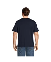 Lands' End Men's Big and Tall Short Sleeve Cotton Supima Tee