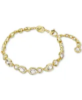 Swarovski Gold-Tone Mixed Crystal Flex Bracelet