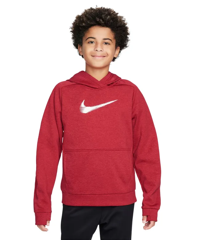 macy's red nike hoodie