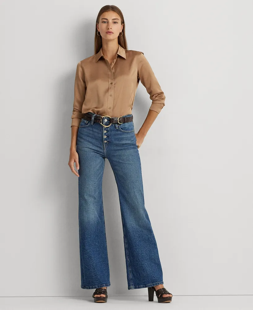 Lauren Ralph Lauren Women's High-Rise Flare Jeans