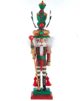 Kurt Adler 18" Hollywood Leaves Hat Nutcracker