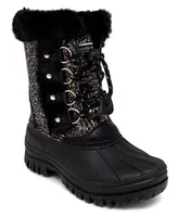 Little and Big Girls Idina Duck Lace Up Boots