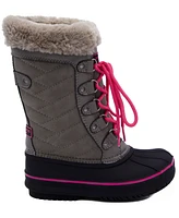 London Fog Big Girls Beckenham Cold Weather Lace Up Boots