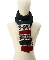 Tommy Hilfiger Men's Snowflake Fair Isle Scarf