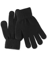 Club Room Men's Solid-Color Knit Gloves, Created for Macy's