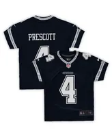 Preschool Boys and Girls Nike Dak Prescott Navy Dallas Cowboys Team Game Jersey