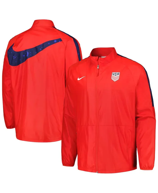 Men's Nike Navy USMNT AWF Raglan Full-Zip Hoodie Jacket