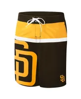 Men's G-iii Sports by Carl Banks Brown San Diego Padres Sea Wind Swim Shorts