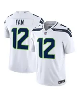 Men's Nike 12th Fan White Seattle Seahawks Vapor F.u.s.e. Limited Jersey