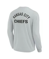 Men's and Women's Fanatics Signature Kansas City Chiefs Super Soft Long Sleeve T-shirt