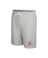 Men's Colosseum Heather Gray Louisville Cardinals Love To Hear This Terry Shorts