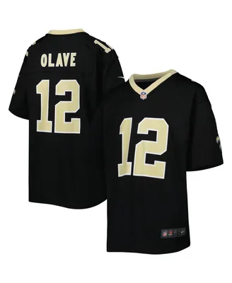 Big Boys Nike Chris Olave Black New Orleans Saints Game Jersey