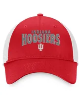 Men's Top of the World Crimson Indiana Hoosiers Breakout Trucker Snapback Hat