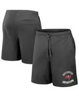 Men's Nfl x Darius Rucker Collection by Fanatics Pewter Tampa Bay Buccaneers Washed Shorts