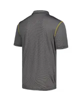 Men's Colosseum Black Iowa Hawkeyes Cameron Polo Shirt