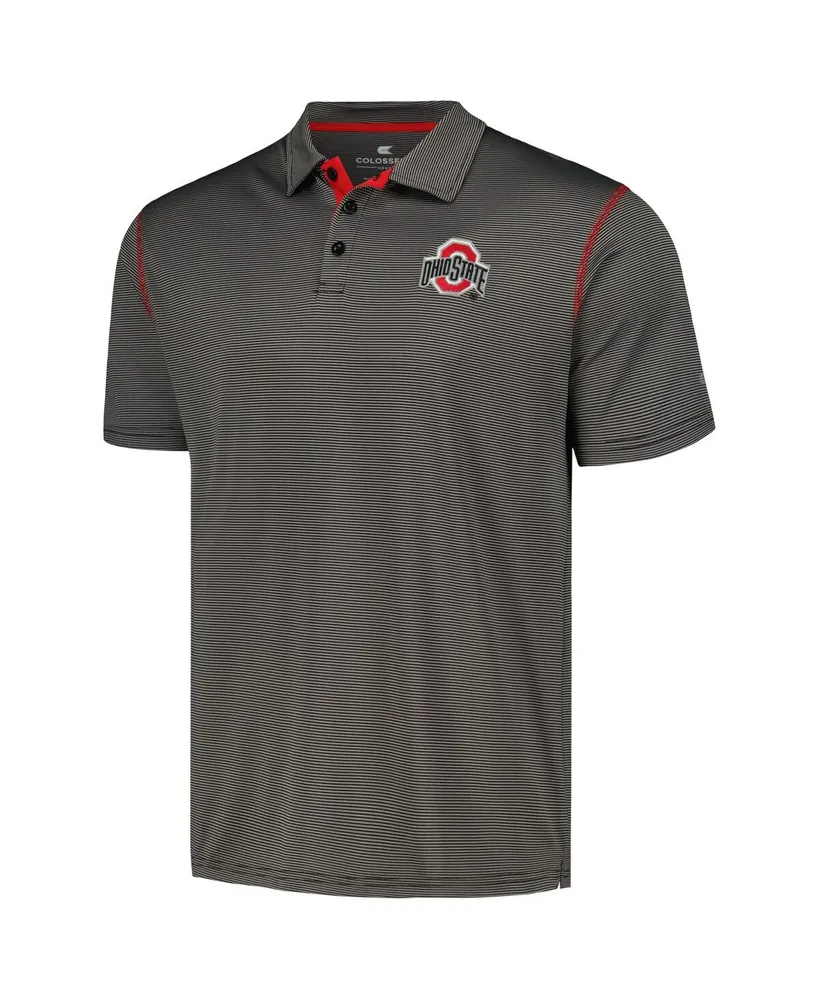 Men's Colosseum Gray Ohio State Buckeyes Cameron Polo Shirt