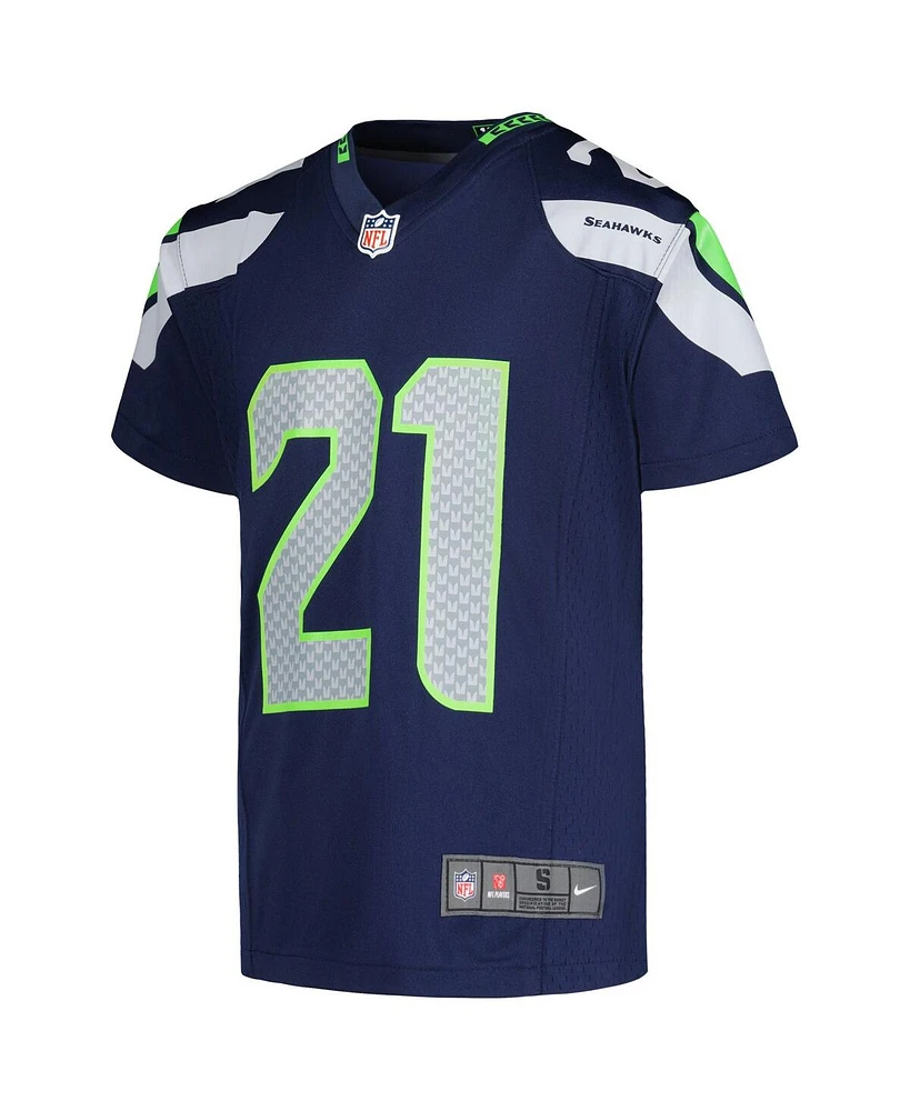 Big Boys Nike Devon Witherspoon College Navy Seattle Seahawks Game Jersey