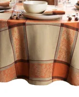 Elrene Autumnal Harvest Jacquard Tablecloth