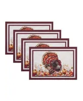 Elrene Autumn Heritage Turkey Table Linens Collection