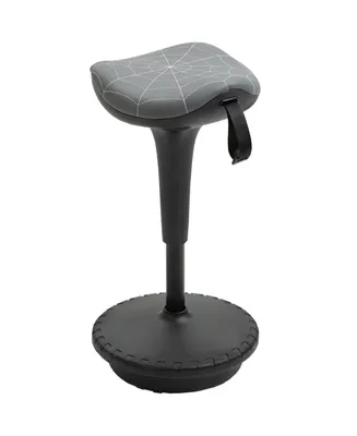Vinsetto Lift Wobble Stool Standing Chair with 360° Swivel, Tilting Balance Chair with Adjustable Height and Saddle Seat for Active Learning Sitt