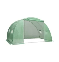 vidaXL Greenhouse 86.1 ft² 6.6'x13.1'x6.6'