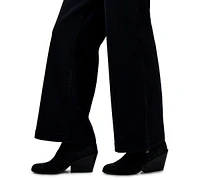 Style & Co Petite High-Rise Wide-Leg Jeans, Created for Macy's