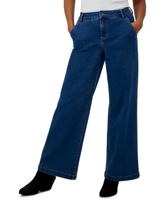 Style & Co Women's High-Rise Wide-Leg Jeans, Created for Macy's