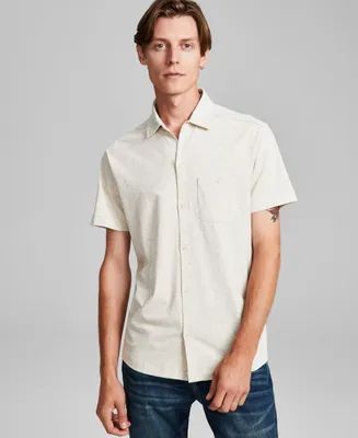 And Now This Men's Regular-Fit Textured Button-Down Shirt, Created for Macy's