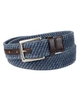 Tommy Bahama Men's Casual Textured Canvas Web Belt