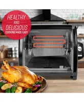 Ronco Modern Rotisserie Oven, Large Capacity (15lbs) Countertop Oven, Multi-Purpose Basket for Versatile Cooking