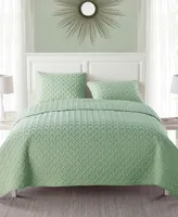 Nina 3-Piece Embossed King Quilt Set