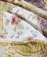 Greenland Home Fashions Blooming Prairie Authentic Patchwork Quilt Set