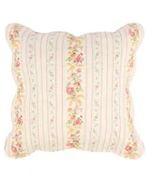 Greenland Home Fashions Antique Rose Shabby Chic Decorative Pillow Set, 18" x 18"