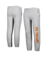 Big Boys League Collegiate Wear Heather Gray Usc Trojans Essential Pants