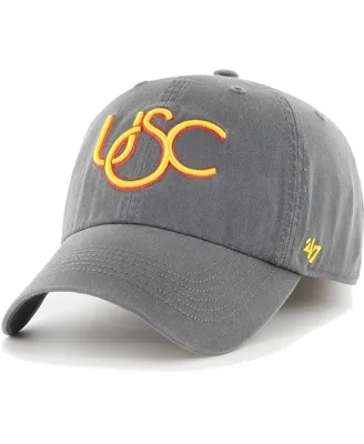 Men's '47 Brand Charcoal Usc Trojans Franchise Fitted Hat