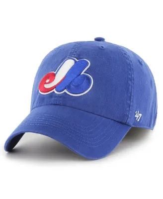 Men's '47 Brand Royal Montreal Expos Cooperstown Collection Franchise Fitted Hat