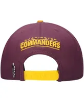 Men's Pro Standard Burgundy Washington Commanders Hometown Snapback Hat