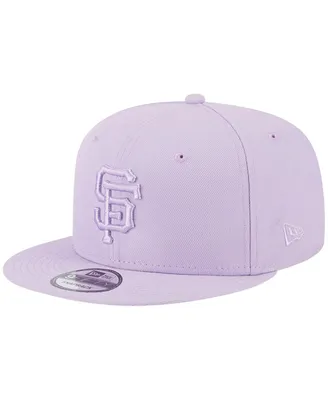 Men's New Era Lavender San Francisco Giants Spring Color Basic 9FIFTY Snapback Hat