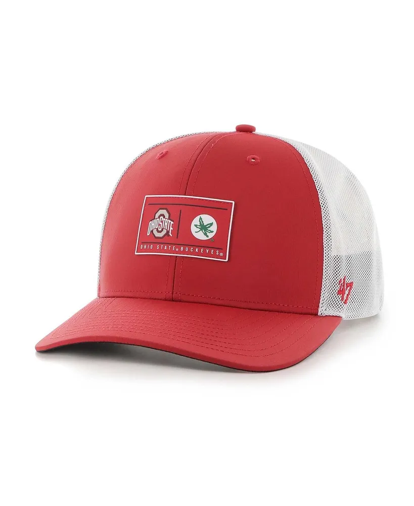 Men's '47 Brand Scarlet Ohio State Buckeyes Bonita Brrr Hitch Adjustable Hat